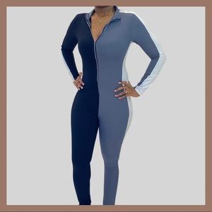 Tri-Colored Jumpsuit